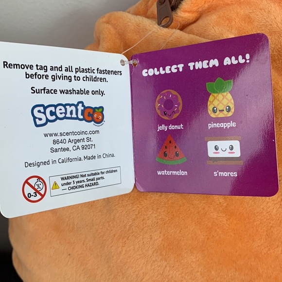 Donut Backpack Scentco Scented Jelly Donut Backpack NEW! - Picture 6 of 7